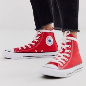 Red High Top Converse